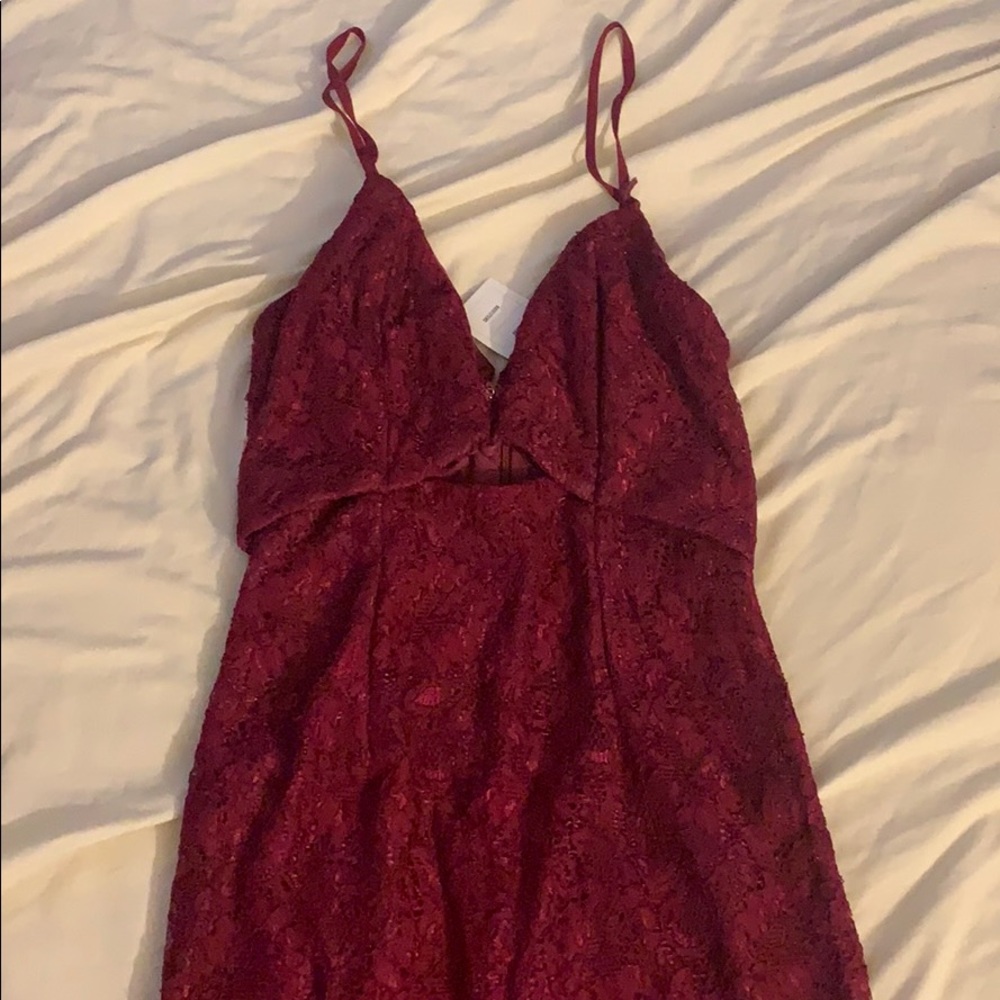 Lace mini dress
